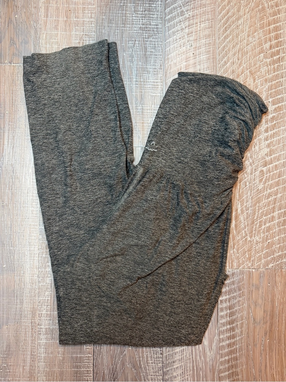 Beyond the Bump Beyond Yoga Space Dye Gray Maternity Harem Pants